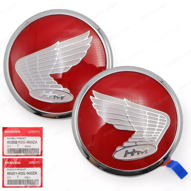 Fits Honda CT125 Super Hunter Cub 2020 22 Pair Badge Emblem Wing Side 2