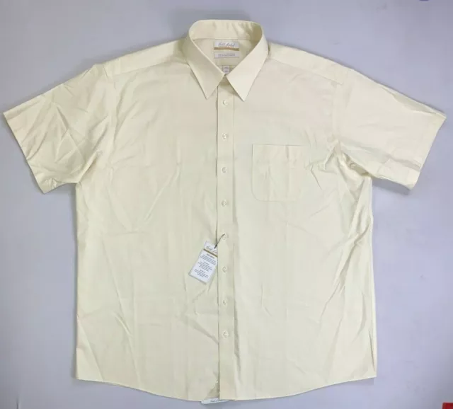 Men's Gold Label Roundtree & Yorke Big & Tall Short Sleeve Button Up Shirt