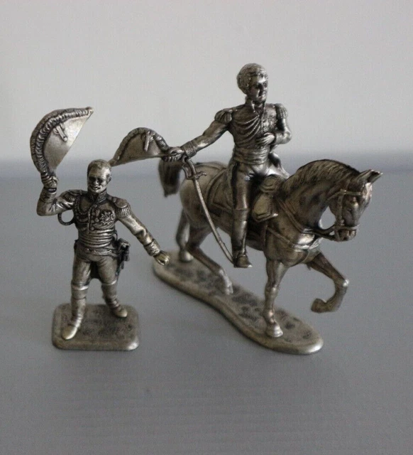 Lot De 8 Soldats En Plomb – Premier Empire, Peints à Finir, échelle 1:32, Prince August