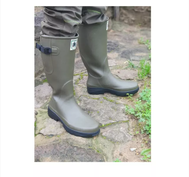 Stivali da lavoro in gomma PVC al ginocchio impermeabili pioggia pesca  caccia - Masterbrico