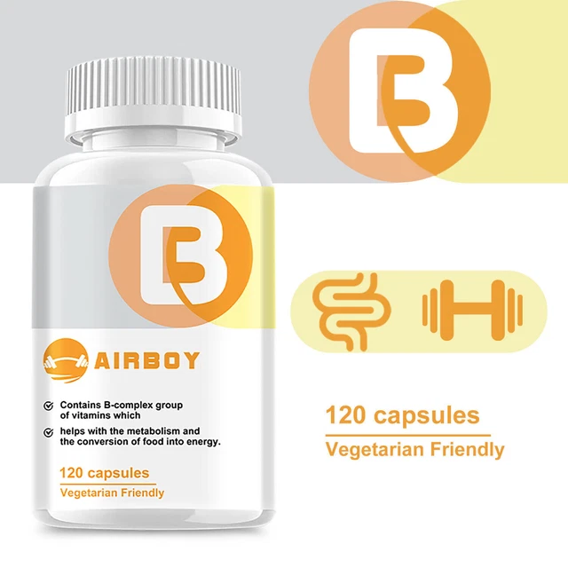 VITAMIN B COMPLEX Absorption,Supplement Immune Boost,Energy & Nervous