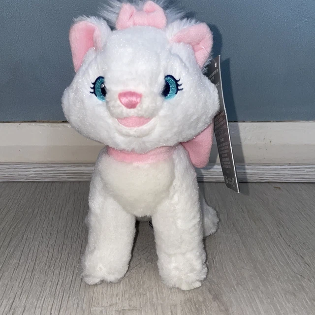 DISNEY STORE ARISTOCATS Marie Plush White Cat Stuffed Animal Toy 12