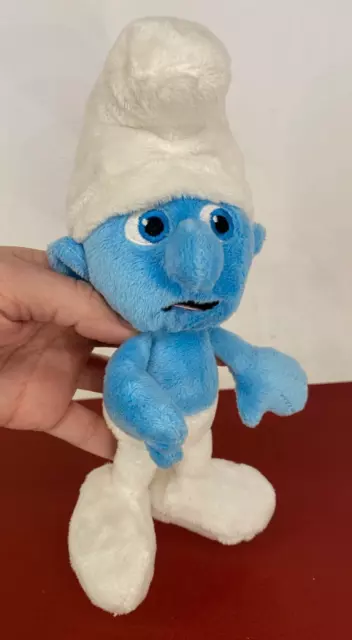The Smurfs Clumsy Smurf Plush Stuffed Animal Toy Blue Doll Smurf