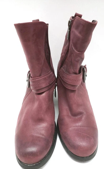 Women's BLONDO Maroon Boots 8M
