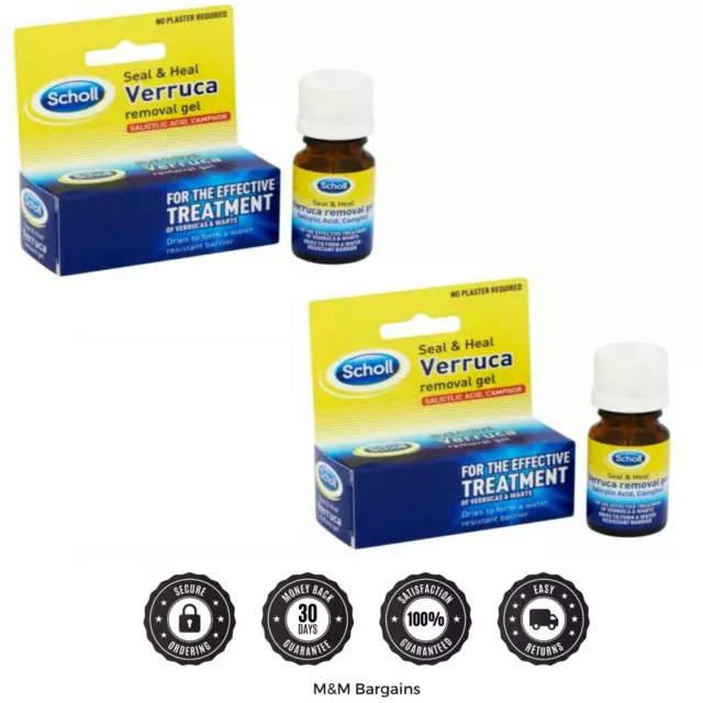 2 x Dr. Scholl's Seal and Heal Warzenentfernungsgel - 10 ml