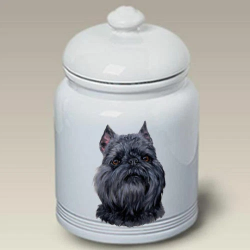 Brussels Griffon Ceramic Treat Jar LP 45128