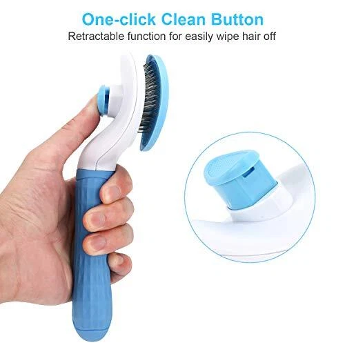 Depets Self Cleaning Slicker Brush Dog Cat Bunny Pet Grooming Shedding Brush ... 3