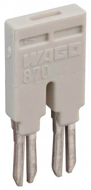 2 Way Terminale Blocco Isolato Jumper - 870-402
