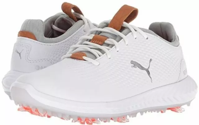 Puma Ignite Leather Golfschuhe / weiß / Herren Leder / UVP: 179,95 €  *Sale -35%