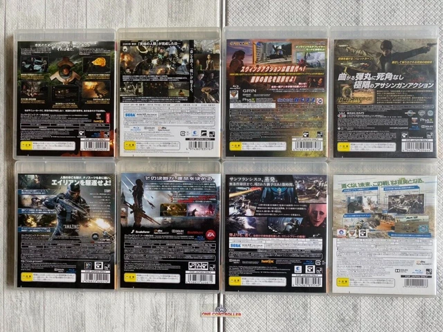 SONY PlayStation 3 PS3 Alone in the Dark & Binary Domain 8games set from Japan 2