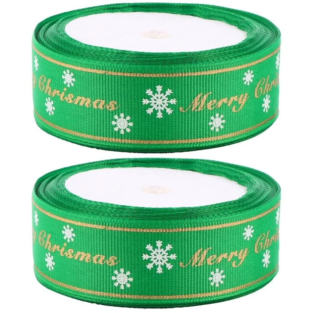 2x Weihnachten Handwerk Bänder Bogen, Band Urlaub Baum Band Bogen, Band 10
