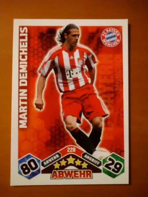 Martin Demichelis, Match Attax 2010/11,Bayern München,#220,Topps⚽👍