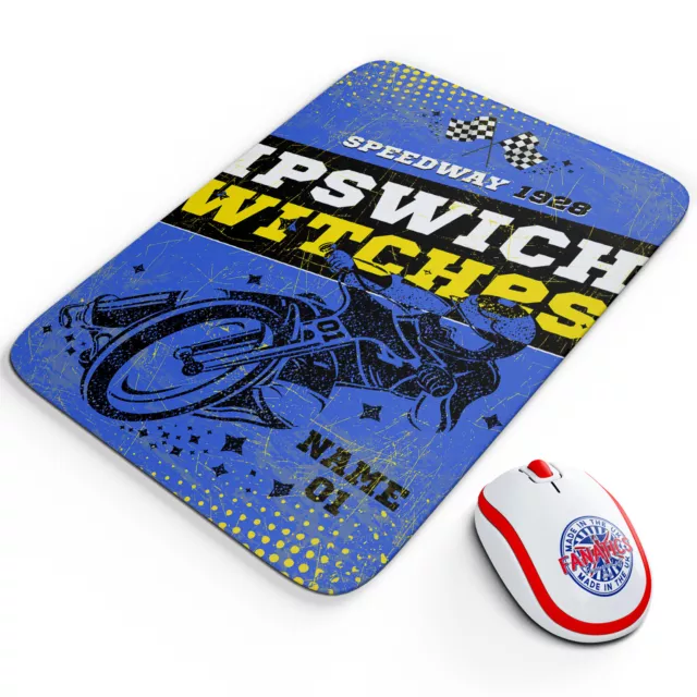 Personalised Ipswich Witches Mouse Mat Speedway Office Work Pad PC Gift SP12