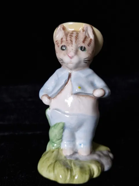 Vintage Beswick Beatrix Potter Figurine "Tom Kitten in the Rockery" BP10c + Box