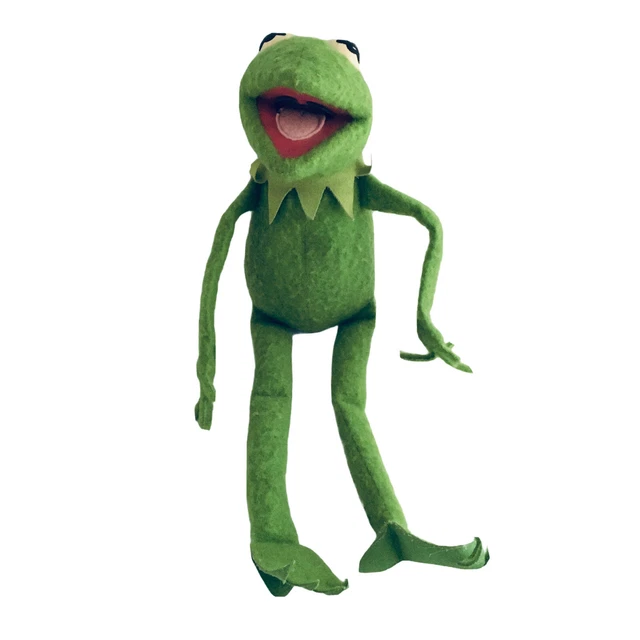 Vintage 1976 Fisher Price #850 Jim Henson Kermit The Frog Polyester Muppets Doll