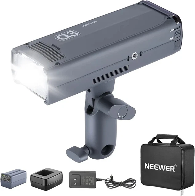 Estroboscópico portátil Neewer Q3 segunda versión 200w Estroboscópico portátil Neewer Q3 segunda versión 200w