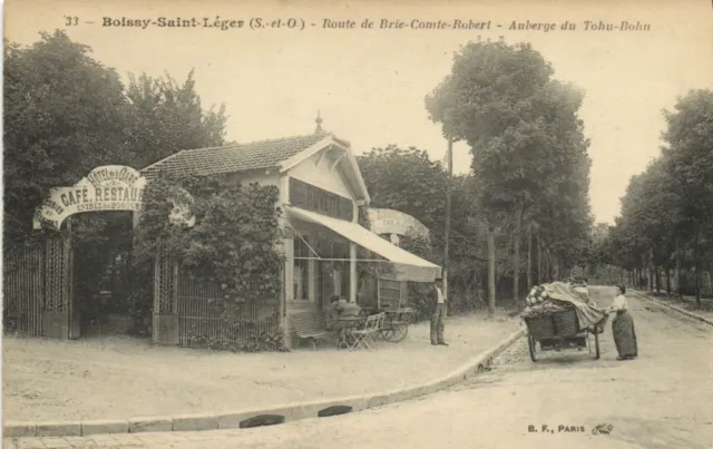 CPA BOISSY St-LEGER - Route de BRIE COMTE ROBERT - (171174)