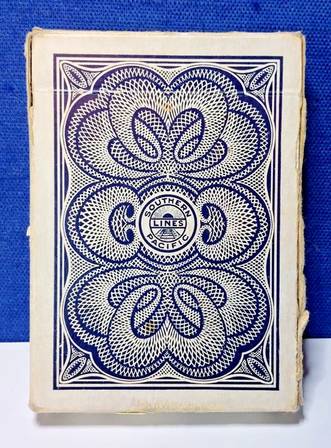 SOUTHERN PACIFIC LINES Vintage Playing Cards RARE- Full Deck 1 Joker c1925