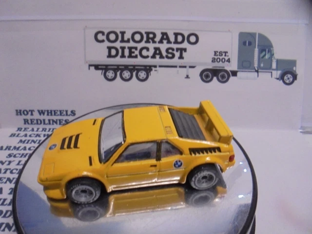 Loose Matchbox Yellow BMW M1