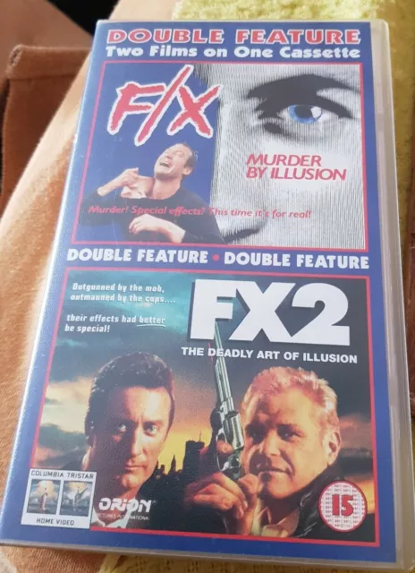 F/X  FX2 VHS DOUBLE FILM   Pal