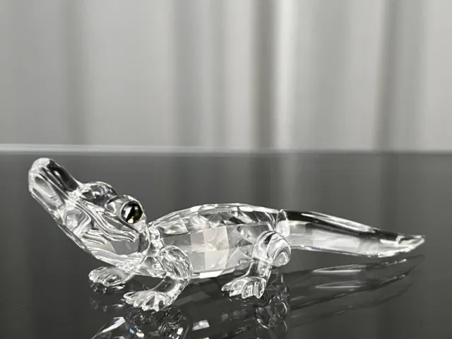 Swarovski Figur 221629 Krokodil 8,5 cm. Top Zustand