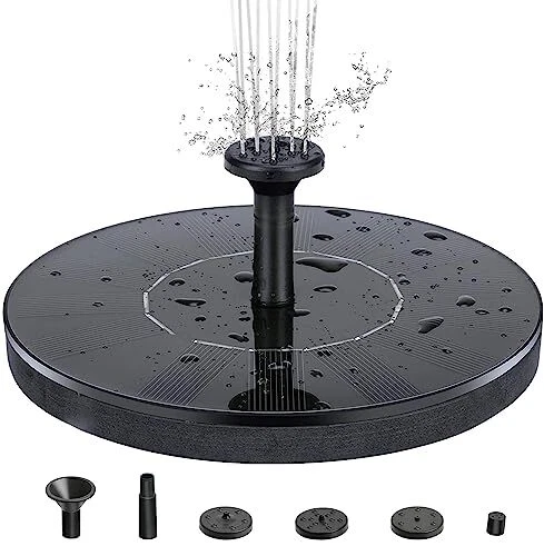 INF Fontaine solaire pompe de bassin solaire avec 4 styles de fontaine pompe ...