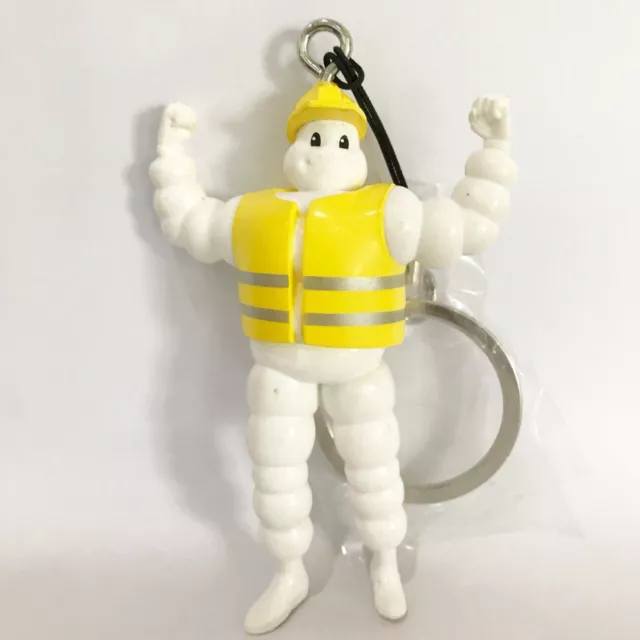Michelin Man Tyre Doll Keychain Bibendum Mascot Keyring Key Chain Ring New DHL