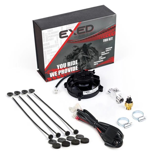 SHERCO 2 4 tempi Kit ventola originale Spal con cavo Sherco OEM Anno 2018 - 2023