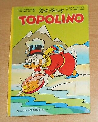 Ed.mondadori   Serie  Topolino   N°  894  1973  Originale !!!!!