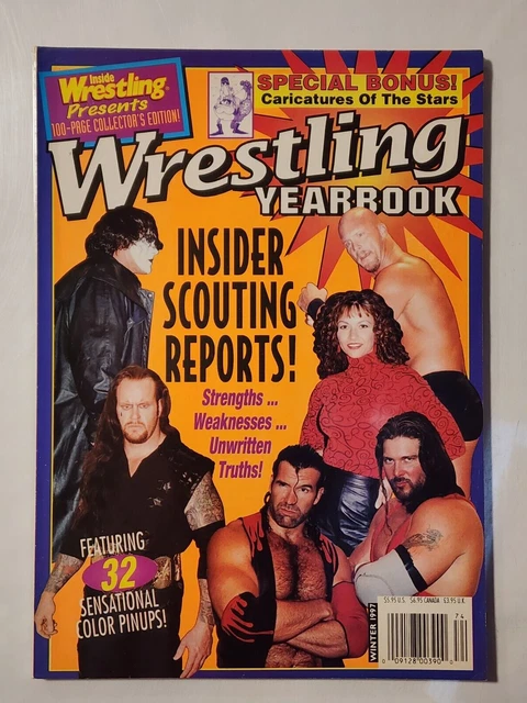 WINTER 1997 WRESTLING Yearbook Magazine Sting Undertaker Scott Hall ...