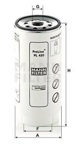 MANN-FILTER Filtro carburante Filtro Combustibile Filtro Carburante PL 420 x