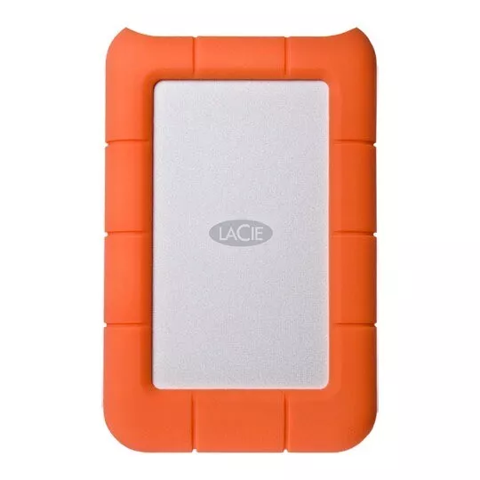 LaCie 5TB Rugged USB 3.1 Type C Portable External Hard Drive For Windows Mac