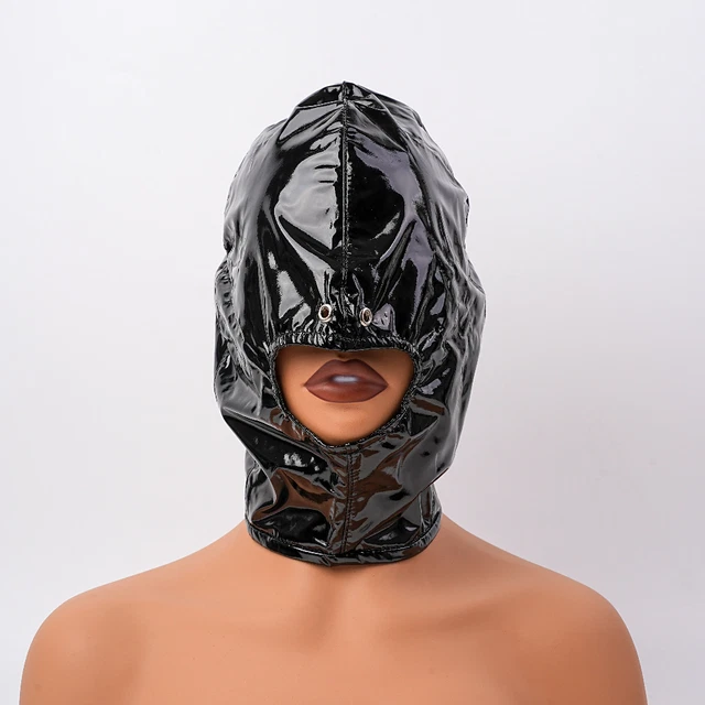 Masque Cagoule BDSM En Spandex - Privation Sensorielle, Style Fétichiste, Neuf