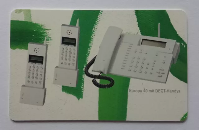 Phone Card Telefonwertkarte Trading Card 12 DM Europe Line Isdn Fax Machine