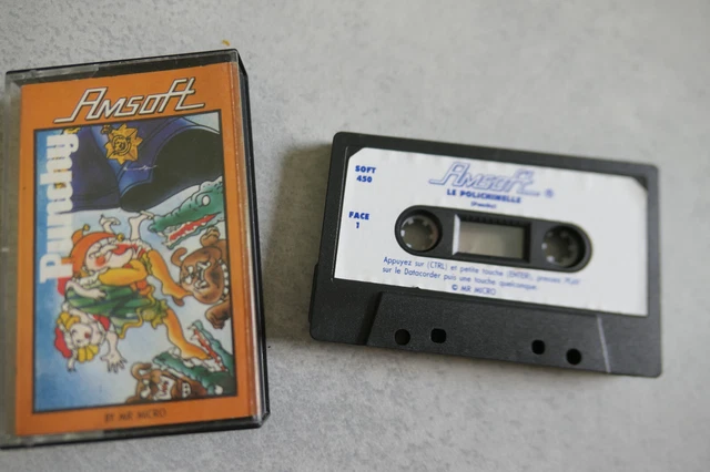Jeu Amstrad CPC 464 - Punchy Le Polichinelle, Bon état, Complet