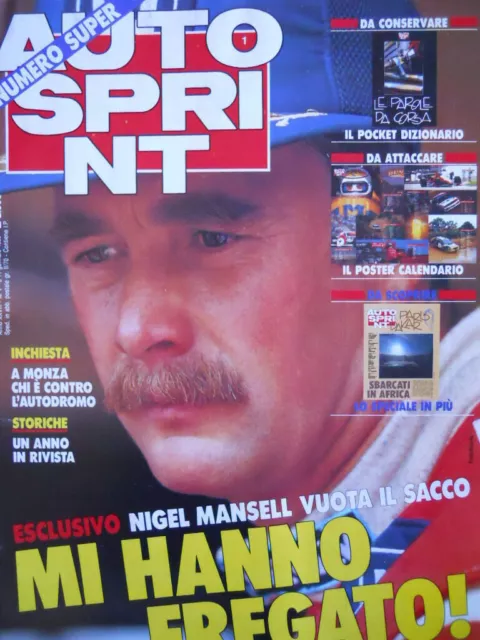 Autosprint n�1 1988 Nigel Mansell - Speciale Paris Dakar [P6]