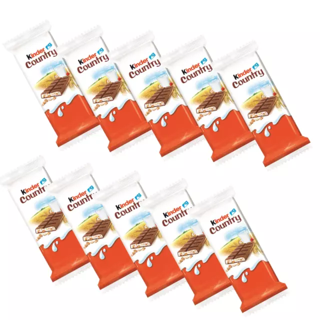 Kinder country milk chocolate bars x 30 ---Free Shipping---