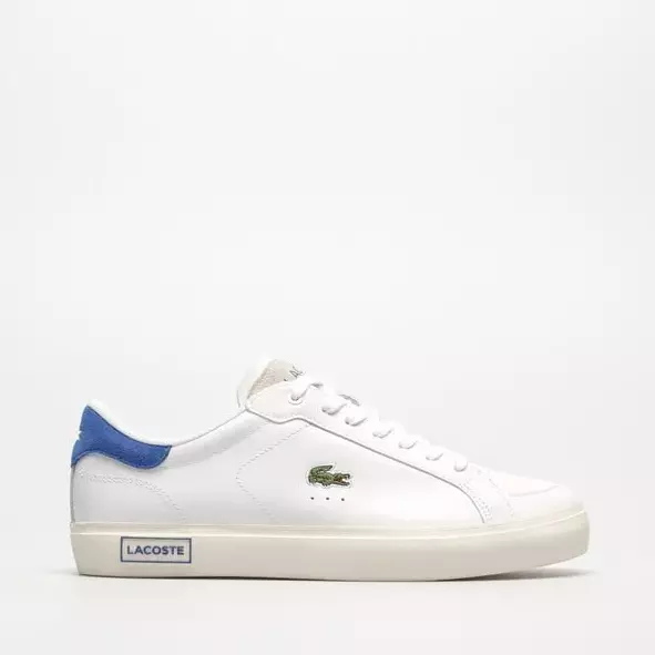 MENS TRAINERS LACOSTE White Smart Casual Sneakers Powercourt Size 8 69.00 PicClick UK