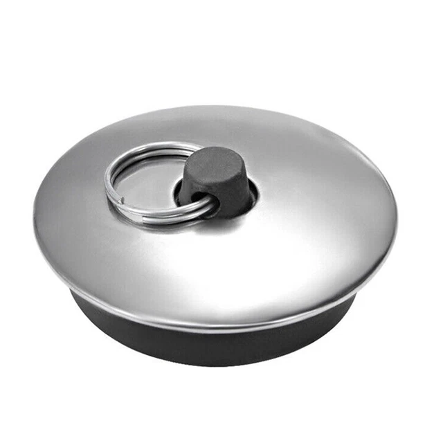 Tapón de desagüe para bañera cocina con anillo lavabo