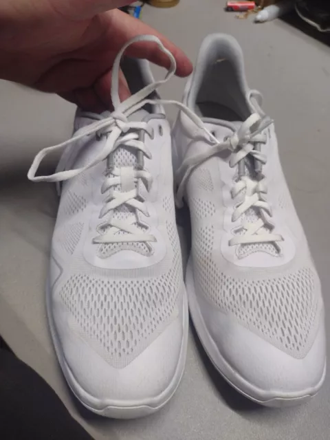 FOOTJOY MENS FJ Flex Spikeless Golf Shoes Sneakers White/Gray/Gum Size ...