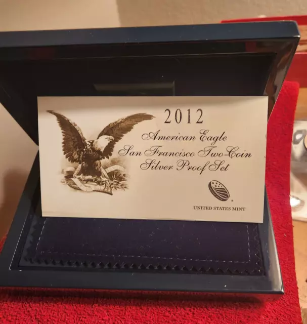 2012 American Eagle San Francisco 75th anniversary two-coin silver proof set 3