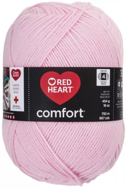 Red Heart Comfort Yarn, Light Pink