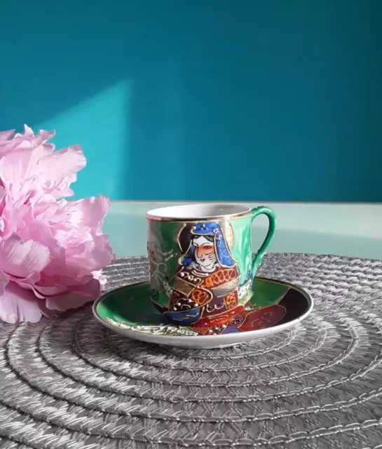 GEISHA TAZZINA CAFFÈ e Piattino, porcellana vintage, made in Japan. EUR  23,00 - PicClick IT