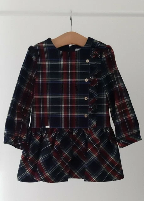 Vestito bambina Mayoral - Tg 24 Mesi / 2 anni - Abito elegante a quadri