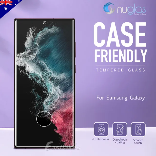 For Samsung Galaxy S23 Plus S22 Ultra NUGLAS Tempered Glass Screen Protector