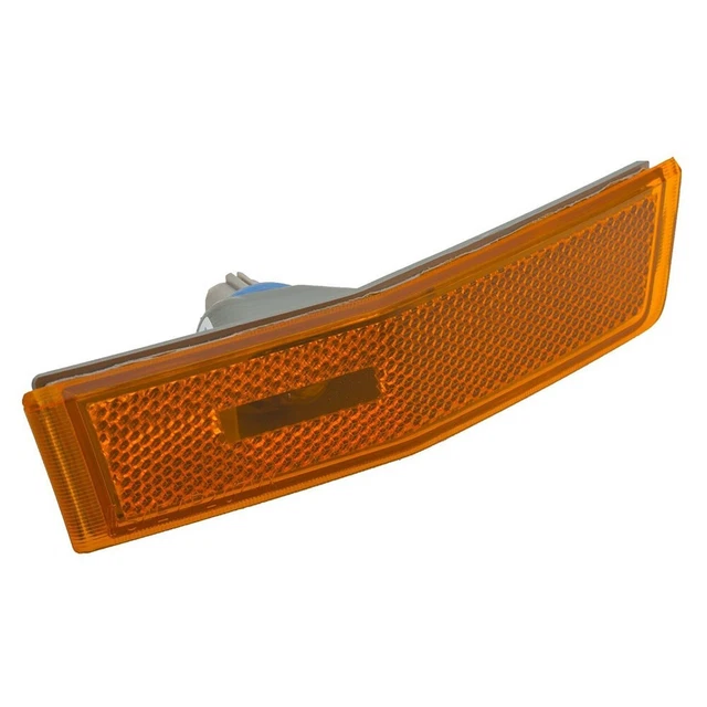 For-Lin/coln MKX 07-10 Front Bumper Passenger Side Marker Light Amber-Reflector