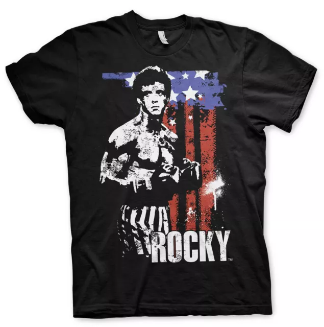 Rocky Balboa Sylvester Stallone Boxing 1 officiel T-shirt Hommes unisexe