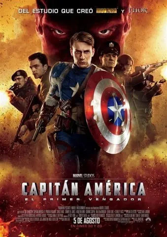 Capitan America El Primer Vengador DVD + BluRay (SP) (PO173599)