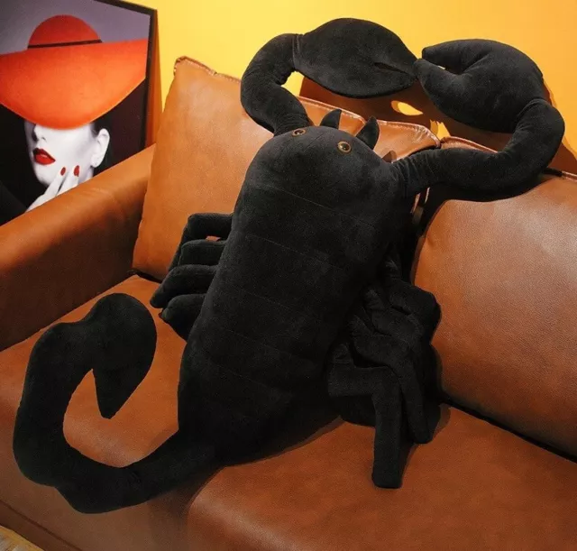 Juguetes de peluche de animales de peluche Black Scorpion 17 pulgadas niños regalos
