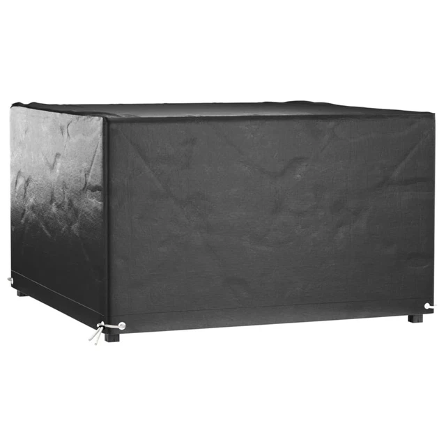 Festnight Gartenmöbel-Abdeckung Wasserdicht 8 Ösen 132x132x80 cmQuadratisch O0E6